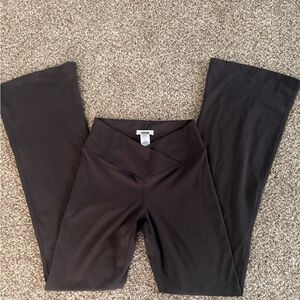 Garage V-Waist Active Flare Charcoal Grey Women's Leggings